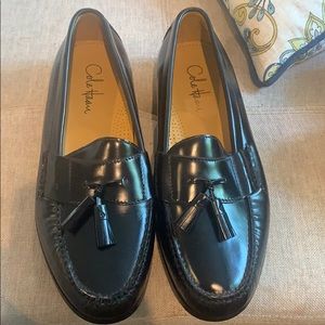 Cole Haan Black Tassle Loafers
